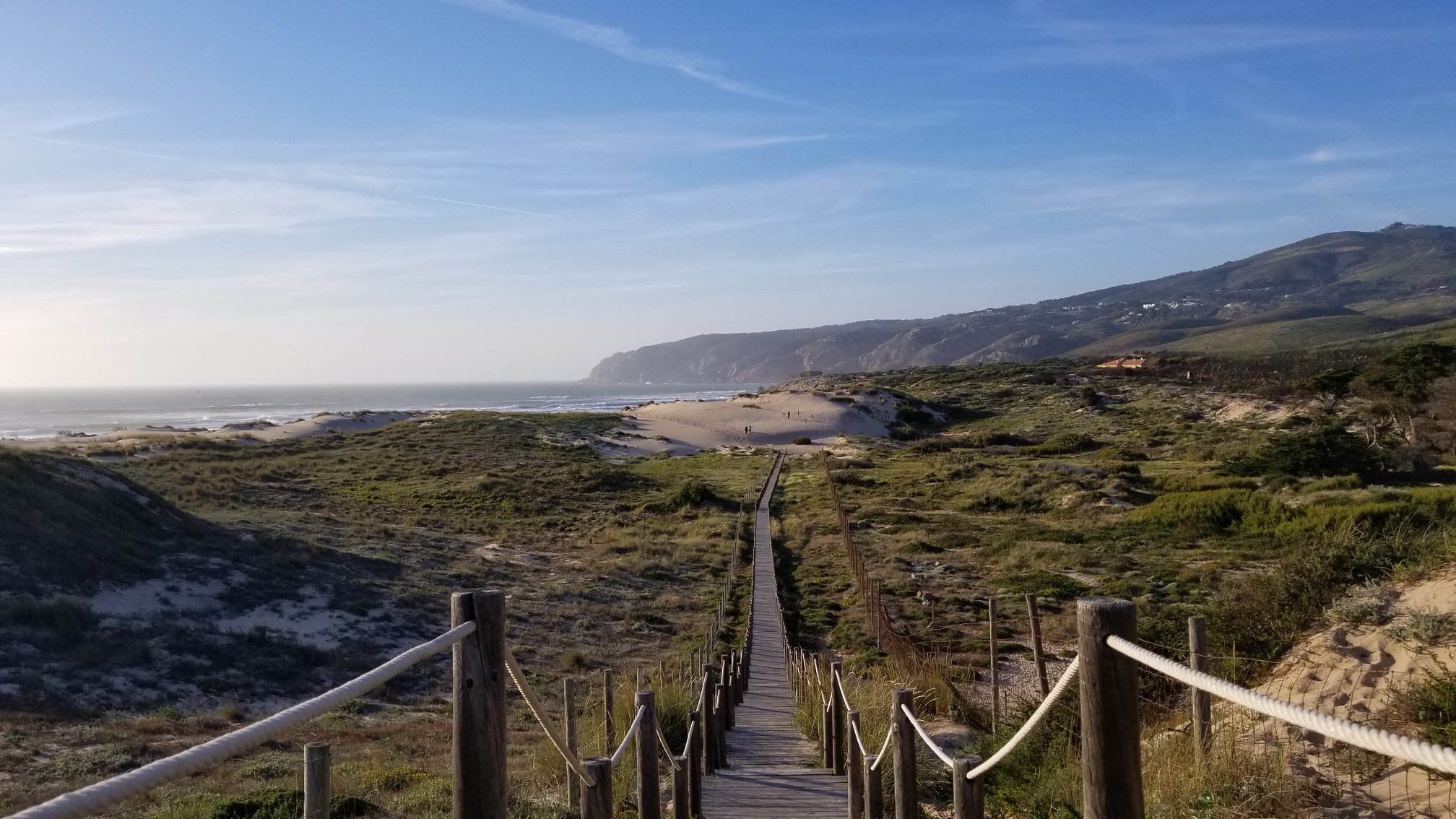 boardwalk in Cascais, Portugal